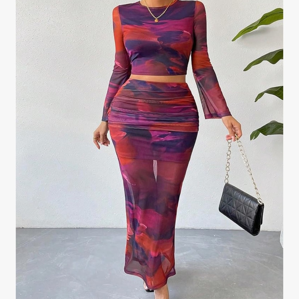 Elegant Multicolor Women's Skirt